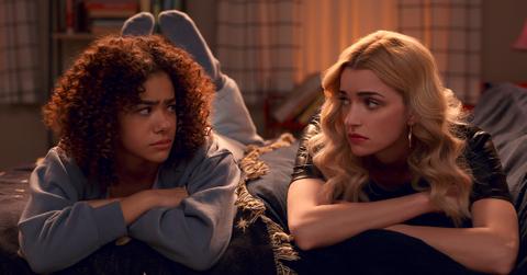 'Ginny & Georgia' stars Antonia Gentry (L) and Brianne Howey