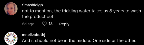 women don't like rainfall showerheads tiktok