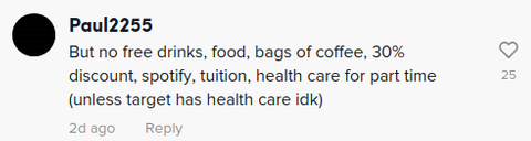 target starbucks vs corporate