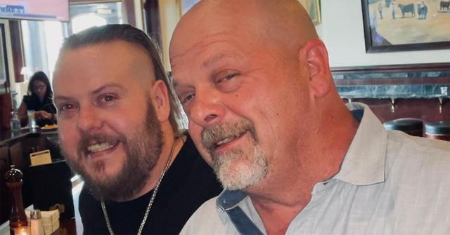 Rick Harrison with his son Adam