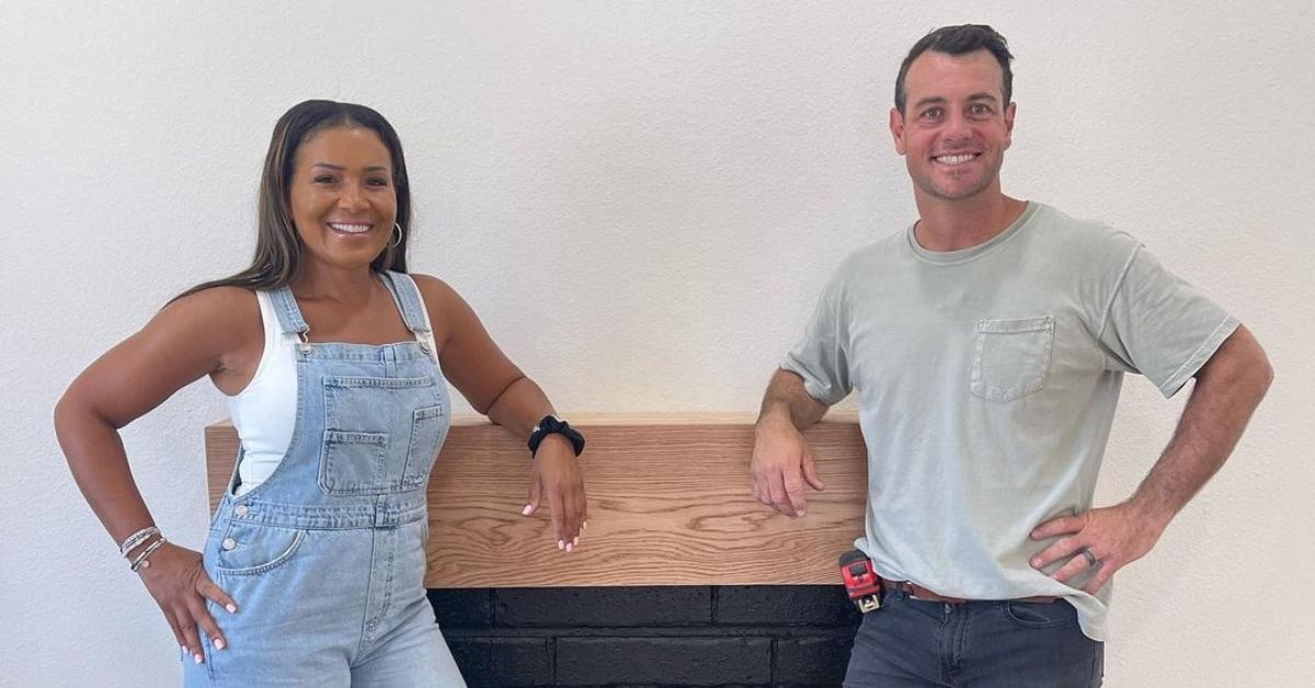 Page Turner and Mitch Glew stand in a home they renovated on 'Fix My Flip'