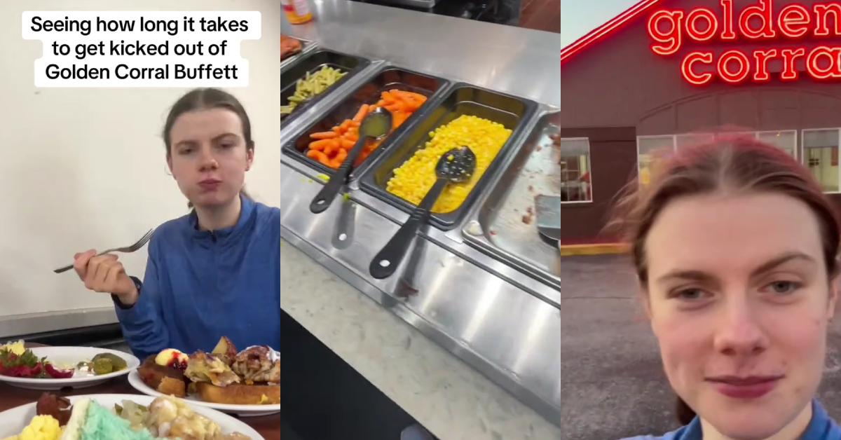 Woman Camps Out at Golden Corral Buffet for 12 Hours Straight