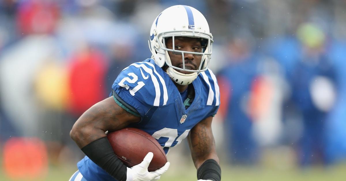 Vontae Davis playing for the Indianapolis Colts