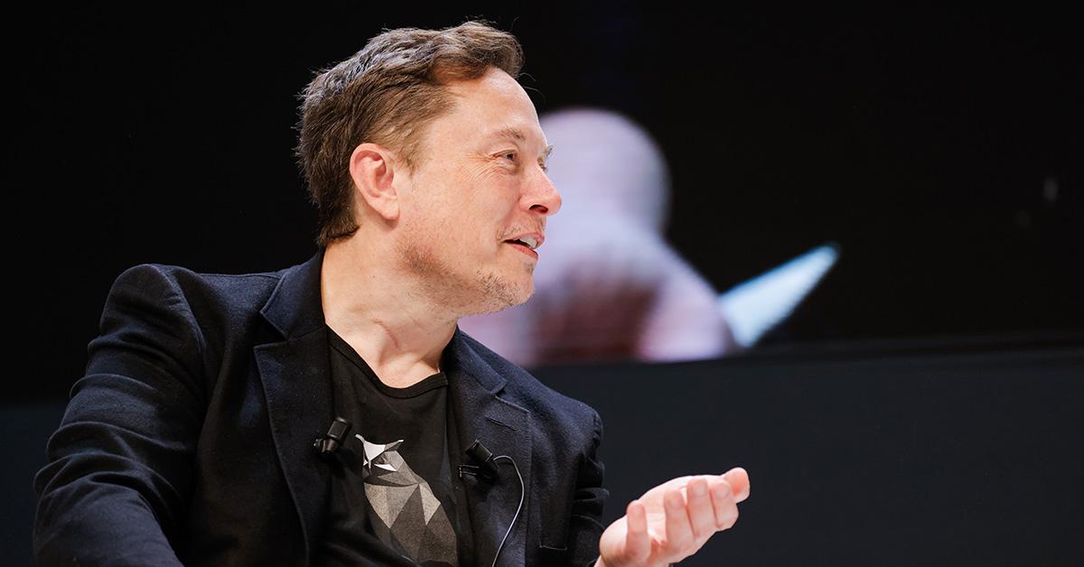 Elon Musk during the Cannes Lion Creativity Festival. 