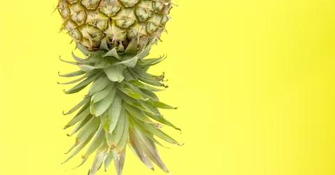 An upside down pineapple