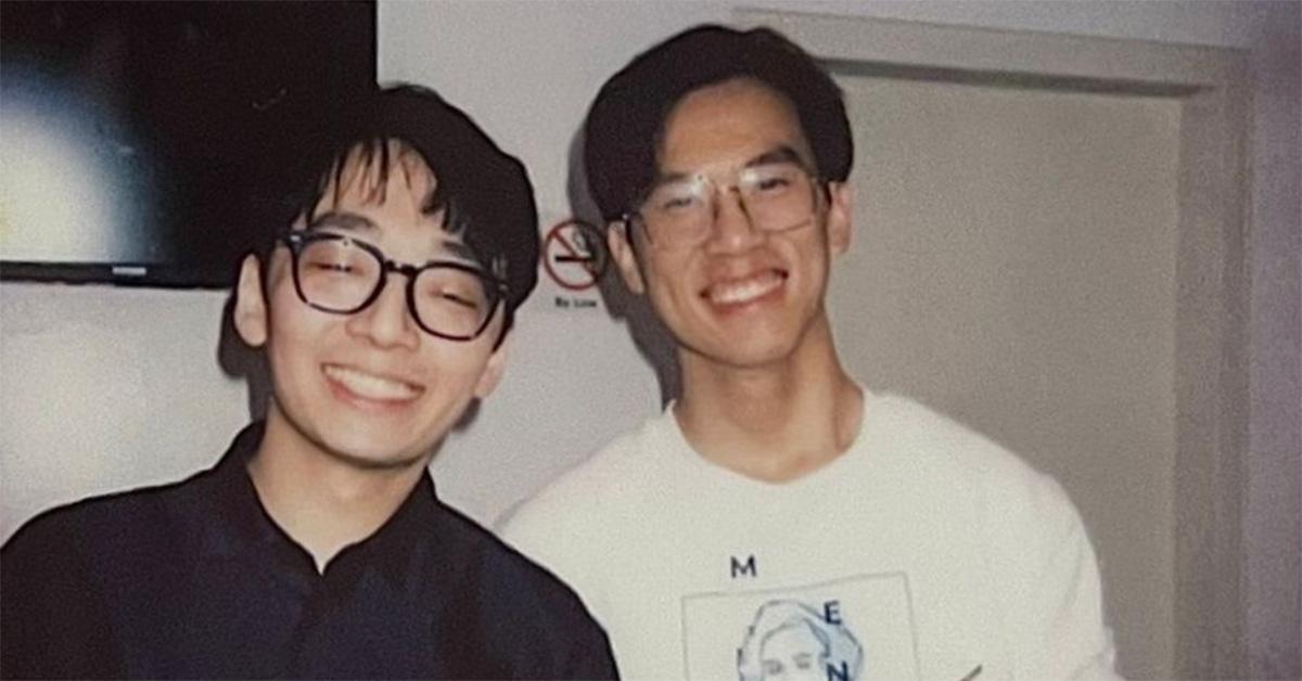 Brett Yang and Eddy Chen smiling together. 