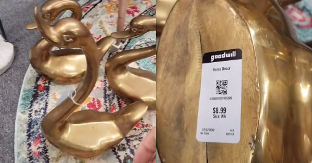 Tiktoker Spots Goodwill Tag On Ridiculously Marked Up Thrift Shop Item Tiktoker Spots Goodwill Tag On Ridiculously Marked Up Thrift Shop Item