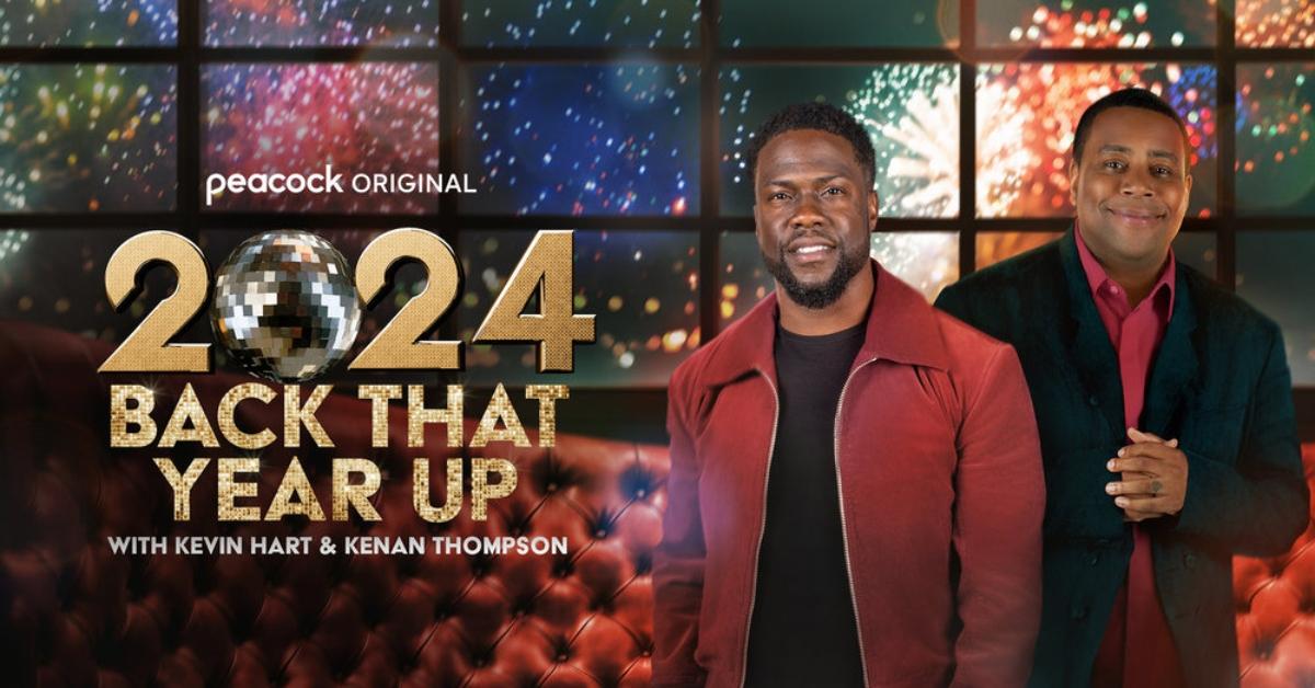 (l-r): Kevin Hart and Kenan Thompson for '2024 Back That Year Up.'