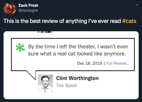 cats reviews