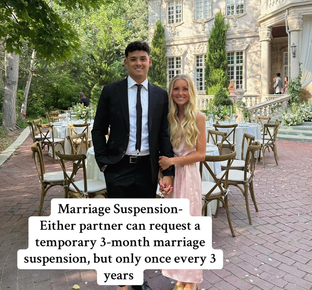 TikToker shares her and her husband's controversial marriage clauses.