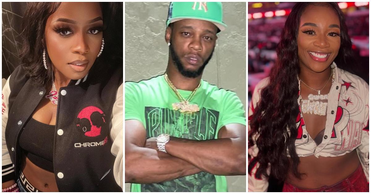 (l-r): Remy Ma, Papoose, and Claressa Shields