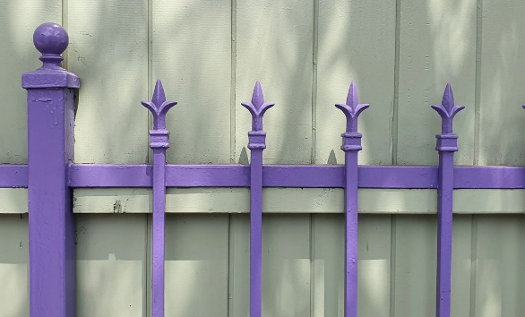 Purple fence