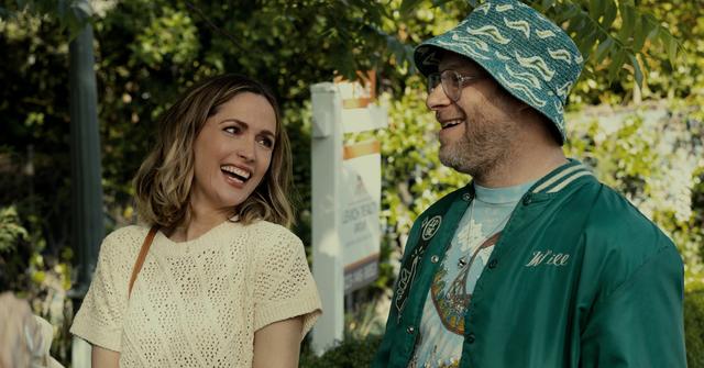 Rose Byrne and Seth Rogan in 'Platonic'