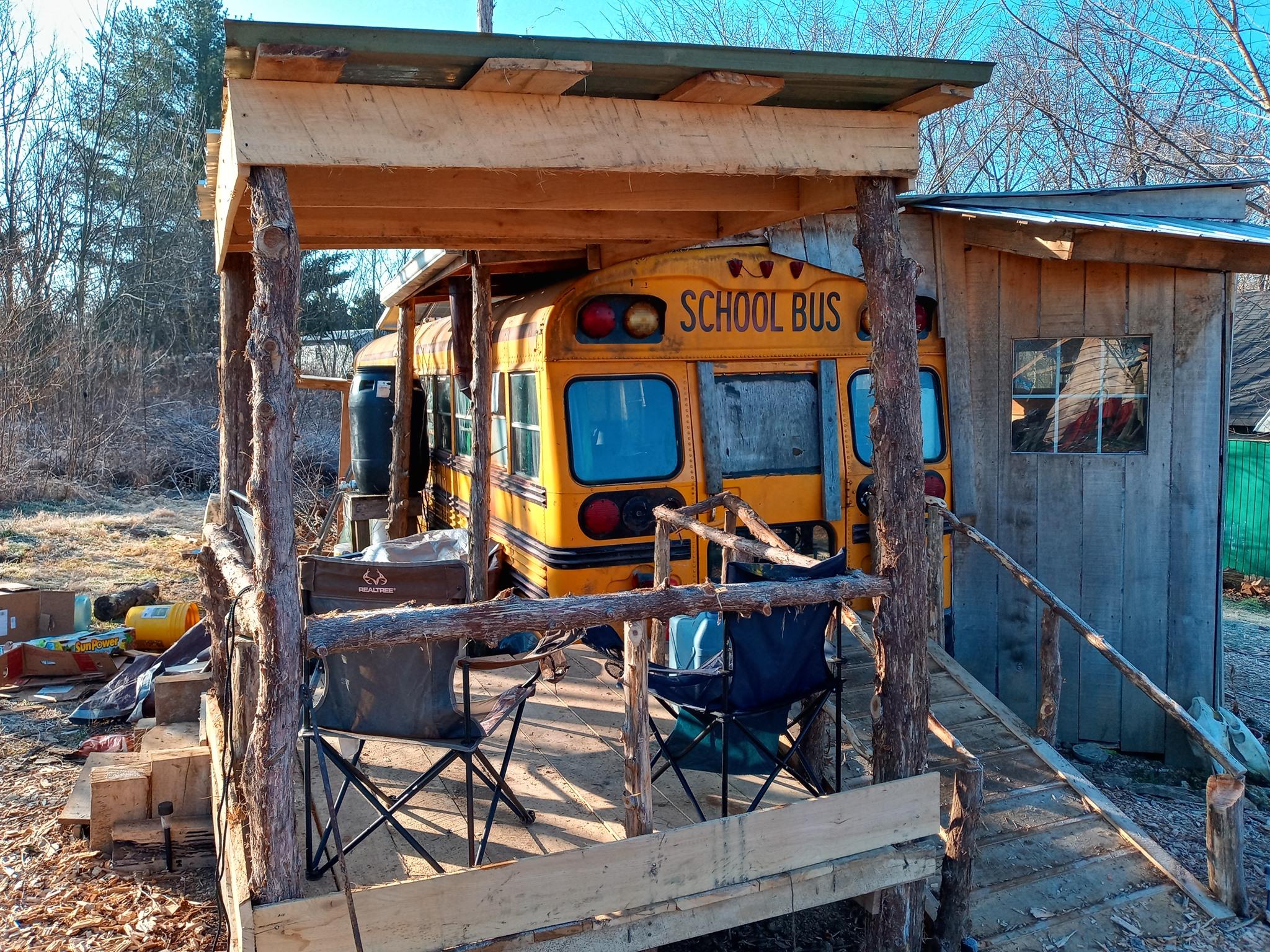 The Treeisalive TikTok Commune Uses a Bus as a Kitchen