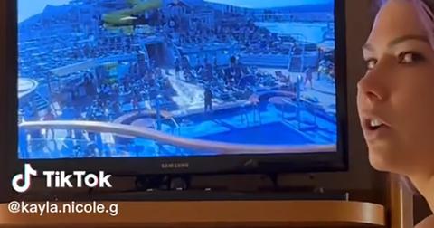 TikTok: Woman Sees Boyfriend Cheating on Cruise Ship Camera
