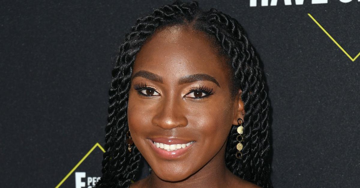 Coco Gauff attending a formal event.