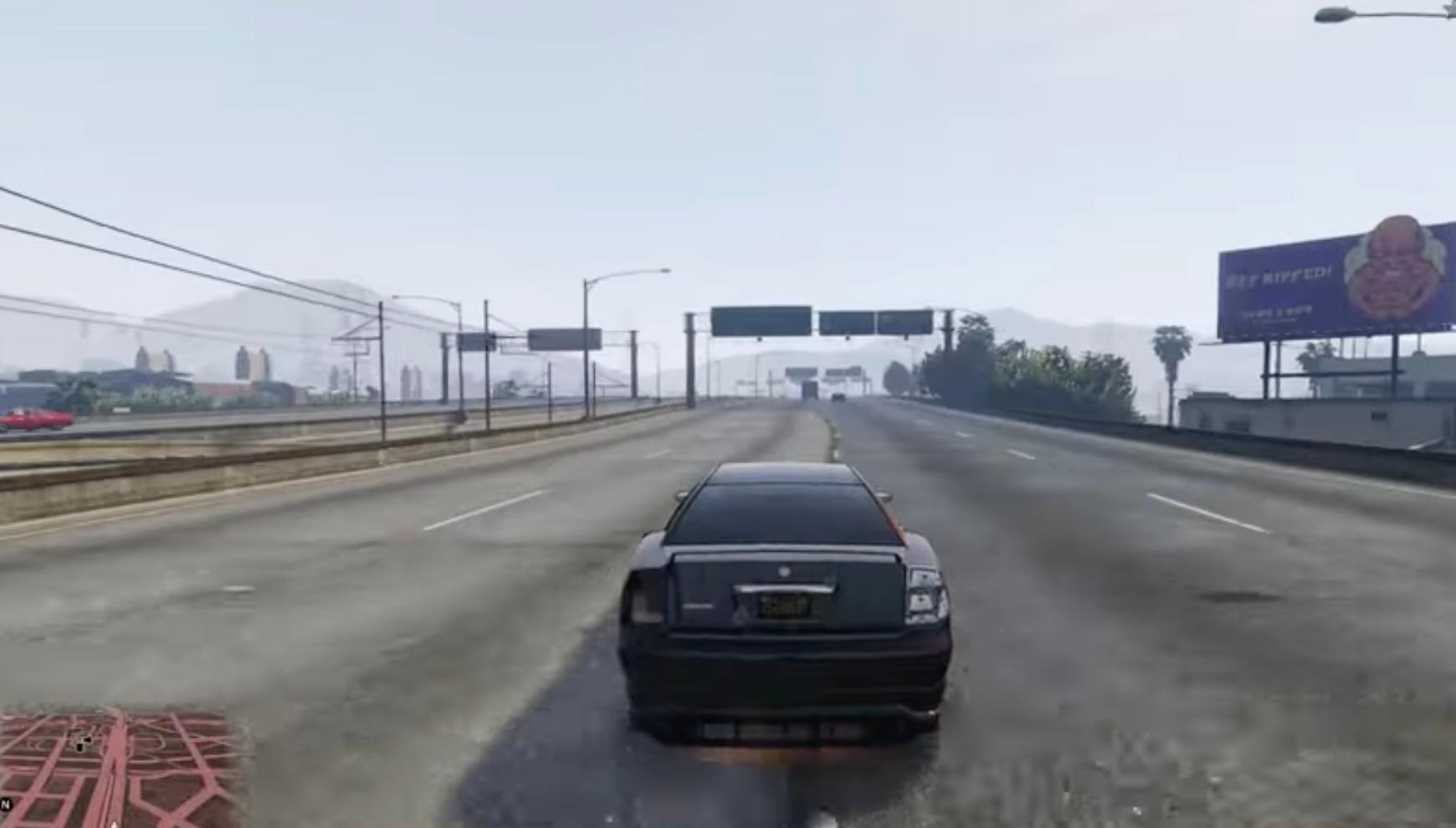 A car chase in 'GTA V'