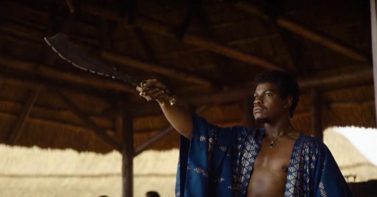 John Boyega as King Ghezo in 'Woman King.'