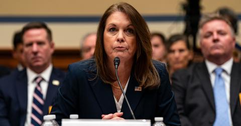 United States Secret Service director Kimberly Cheatle testifies before the House Oversight and Accountability Committee on July 22, 2024.