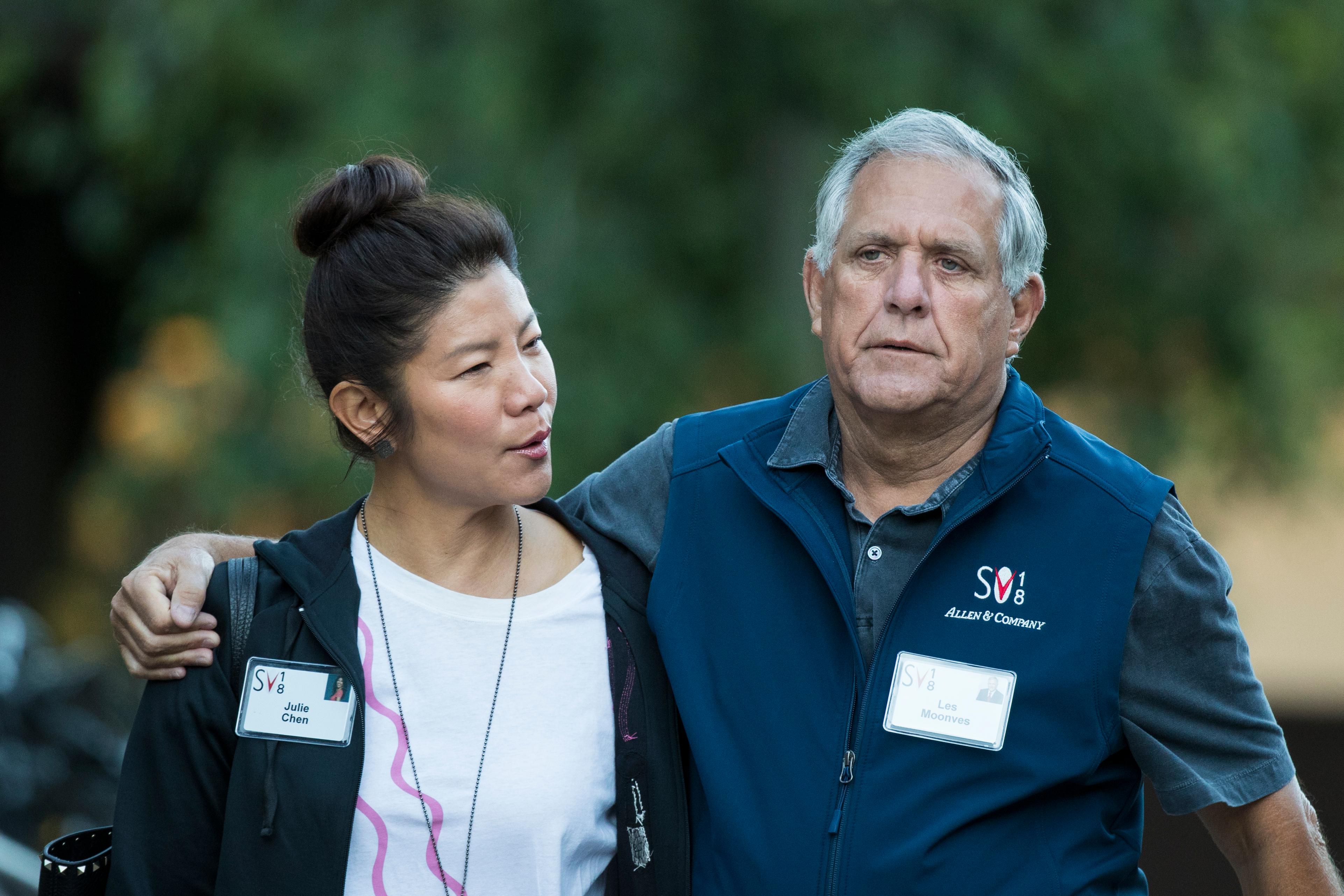 Julie Chen and Les Moonves