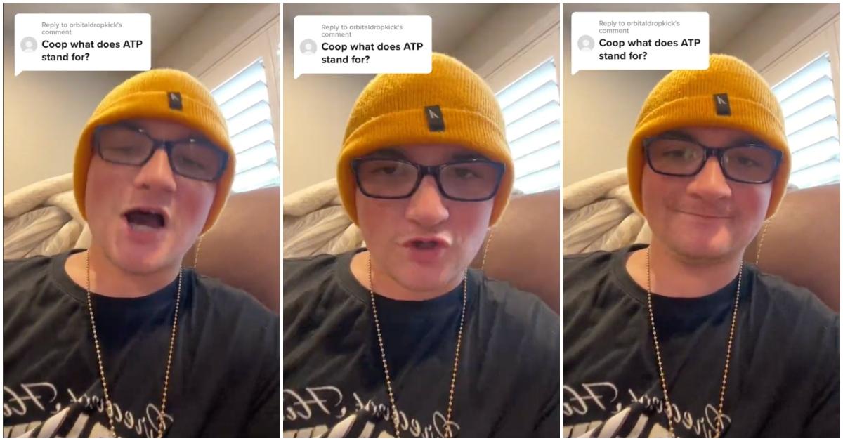 TikToker explains what "ATP" means on TikTok.