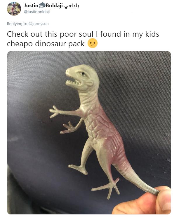 dumb t rex toy