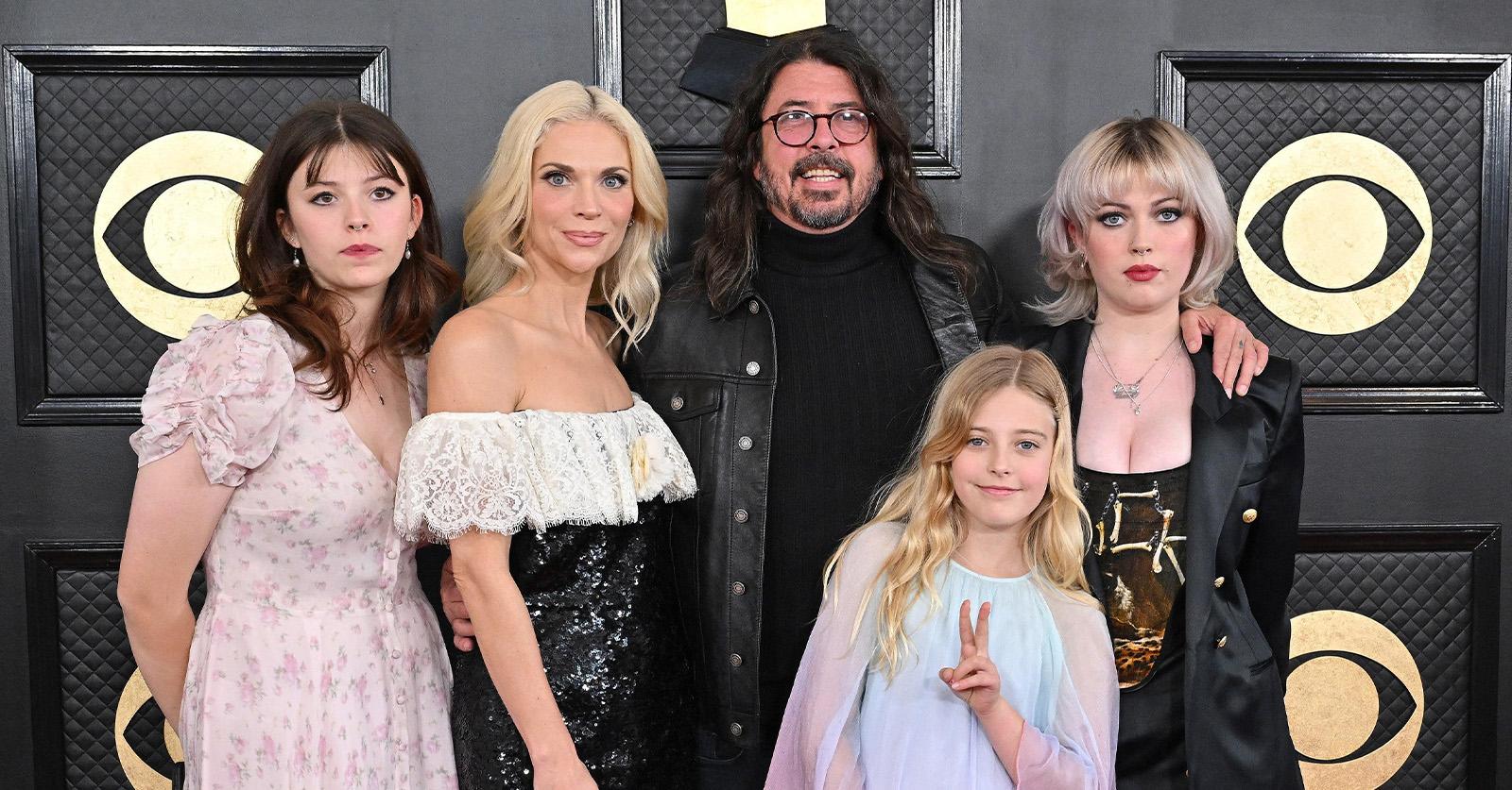 Dave grohl, wife, and daughters