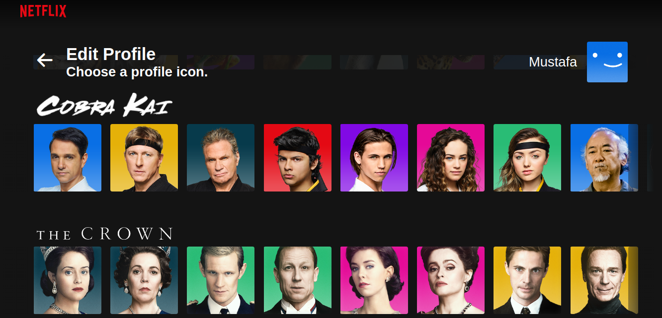 how to change profile picture netflix