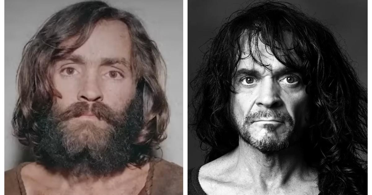 (L-R): Charles Manson; Matthew Roberts