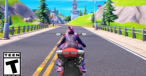 Motorcycle concept for 'Fortnite'