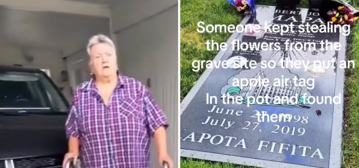 Woman Caught Repeatedly Stealing Flowers From Someone’s Grave