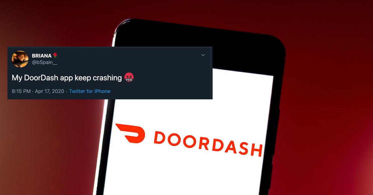 door dash app crash