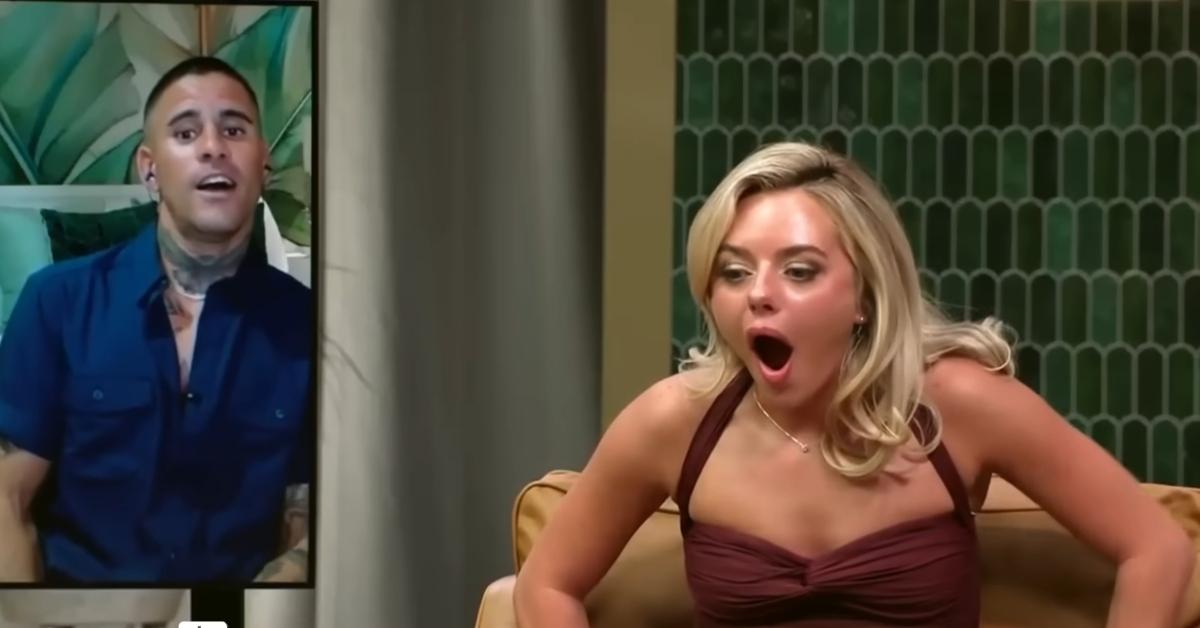 (l-r): Johny and Chloe in a '90 Day Tell All' scene