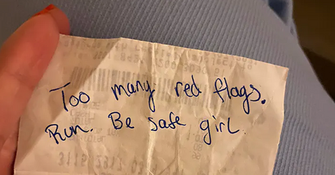 Woman Warned by Strange Man During First Date: "Run!”