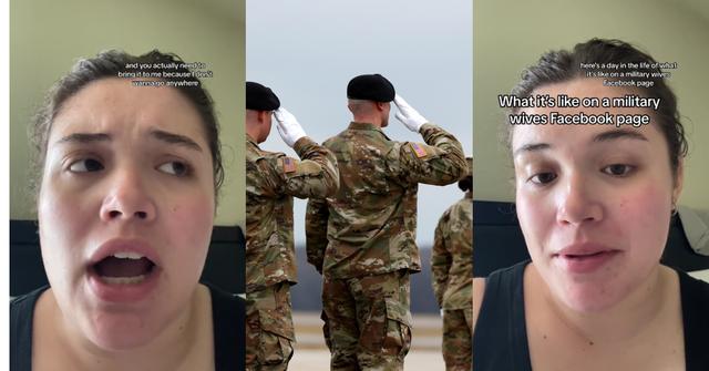 Woman Describes Typical Day on Military Wives Facebook Page