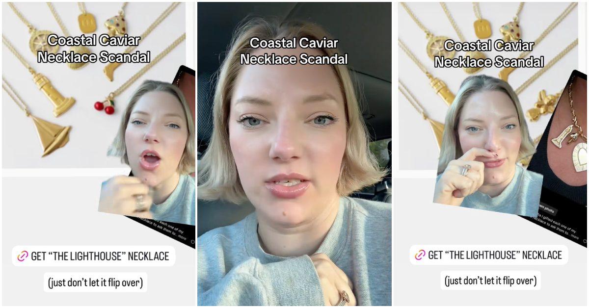 Inside the Coastal Caviar Necklace Lighthouse Charm Controversy