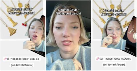 Inside the Coastal Caviar Necklace Lighthouse Charm Controversy
