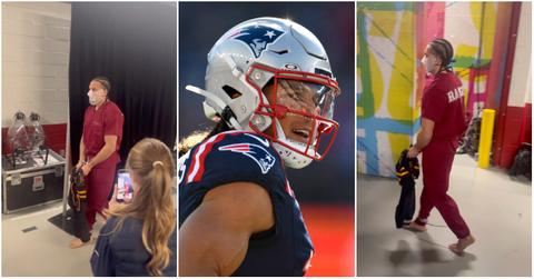 Why Did Mack Hollins Show up in Handcuffs to the Super Bowl?