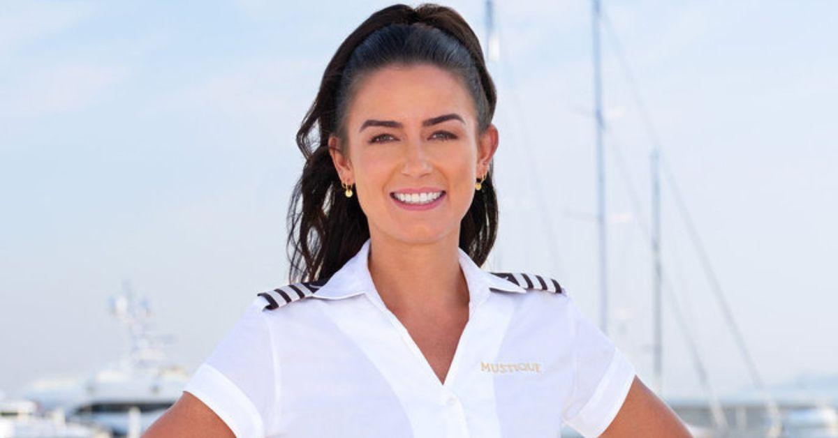 Aesha Scott poses for her 'Below Deck Med' Season 9 promo photo