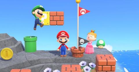 Super Mario Bros. in Animal Crossing