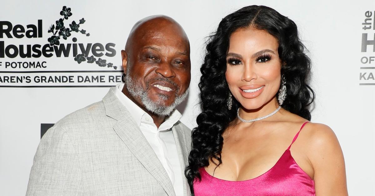 Gordon Thornton and Mia Thornton attend the Private Premiere Event For RHOP "Karen's Grande Dame Reunion Special on April 16, 2022 in Washington, DC.