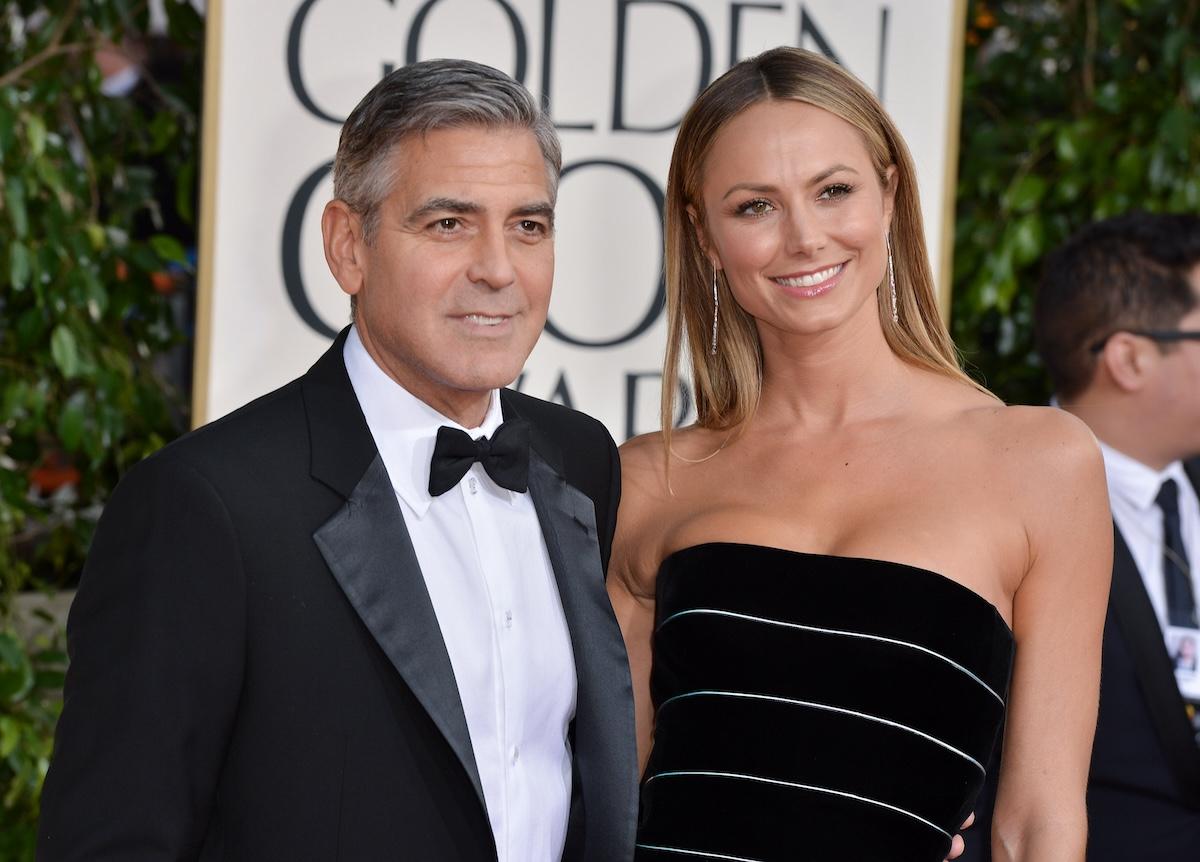 George Clooney and Stacy Keibler