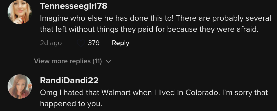 walmart greeter detains customer