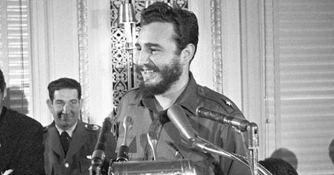 Fidel Castro at the National Press Club in Washington, D.C.
