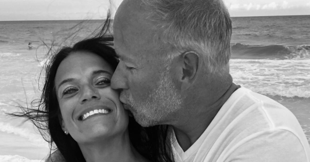 Brooks Ayers and his wife, Christy Groves Lindeman on the beach.