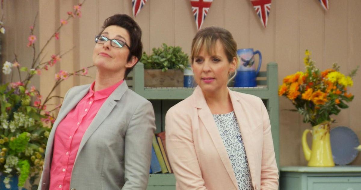 Sue and Mel on 'Bake Off'