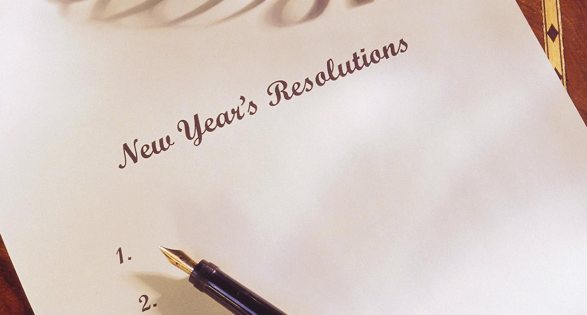 new year's resolutions list