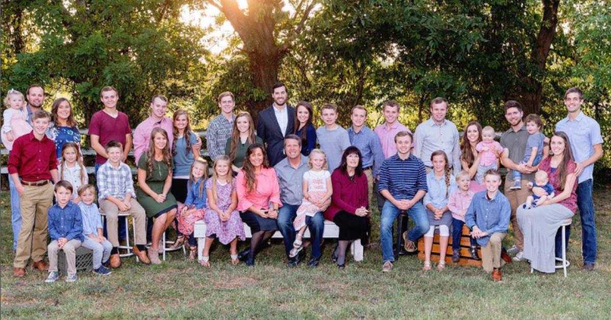 duggar family photo from 2018