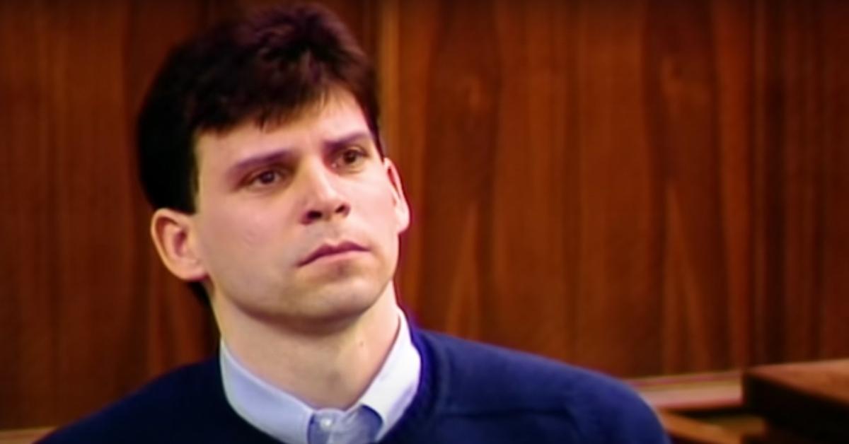 Lyle Menendez testifies during his trial