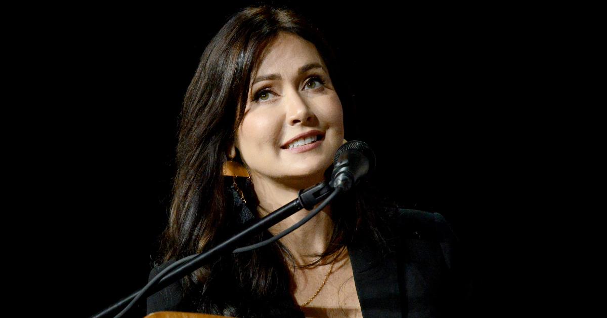 Jessica Chobot speaks at the Marvel Studios Panel during 2019 